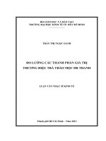 ĐO LƯỜNG CÁC THÀNH PHẦN GIÁ TRỊ THƯƠNG HIỆU TRÀ THẢO MỘC DR THANH.PDF