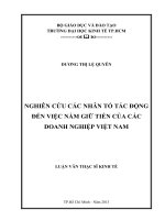 NGHIÊN CỨU CÁC NHÂN TỐ TÁC ĐỘNG ĐẾN VIỆC NẮM GIỮ TIỀN CỦA CÁC DOANH NGHIỆP VIỆT NAM.PDF