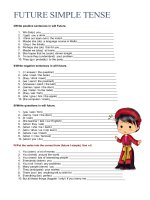 Bài tập về thì trong tiếng Anh