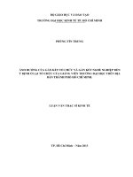 ẢNH HƯỞNG CỦA GẮN KẾT TỔ CHỨC VÀ GẮN KẾT NGHỀ NGHIỆP ĐẾN Ý ĐỊNH Ở LẠI TỔ CHỨC CỦA GIẢNG VIÊN TRƯỜNG ĐẠI HỌC TRÊN ĐỊA BÀN TPHCM.PDF
