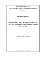 GIẢI PHÁP HOÀN THIỆN HOẠT ĐỘNG MARKETING TẠI CÔNG TY BAY DỊCH VỤ HÀNG KHÔNG (VASCO) ĐẾN NĂM 2020.PDF