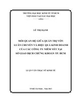 MỐI QUAN HỆ GIỮA QUẢN TRỊ VỐN LUÂN CHUYỂN VÀ HIỆU QUẢ KINH DOANH CỦA CÁC CÔNG TY NIÊM YẾT TẠI SỞ GIAO DỊCH CHỨNG KHOÁN TPHCM.PDF