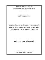 NGHIÊN CỨU ẢNH HƯỞNG CỦA THANH KHOẢN ĐẾN TỶ SUẤT SINH LỢI CỦA CỔ PHIẾU TRÊN THỊ TRƯỜNG CHỨNG KHOÁN VIỆT NAM.PDF