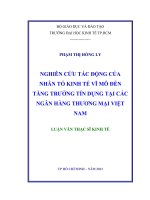 NGHIÊN CỨU TÁC ĐỘNG CỦA NHÂN TỐ KINH TẾ VĨ MÔ ĐẾN TĂNG TRƯỞNG KINH TẾ VĨ MÔ ĐẾN TĂNG TRƯỞNG TÍN DỤNG TẠI CÁC NGÂN HÀNG THƯƠNG MẠI VIỆT NAM.PDF