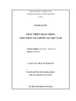 PHÁT TRIỂN HOẠT ĐỘNG CHO THUÊ TÀI CHÍNH TẠI VIỆT NAM.PDF