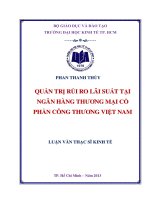 QUẢN TRỊ RỦI RO LÃI SUẤT TẠI NGÂN HÀNG THƯƠNG MẠI CỔ PHẦN CÔNG THƯƠNG VIỆT NAM.PDF