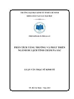 PHÂN TÍCH TĂNG TRƯỞNG VÀ PHÁT TRIỂN NGÀNH DU LỊCH TỈNH CHĂM PA SẮC.PDF