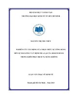 NGHIÊN CỨU TÁC ĐỘNG CỦA NHẬN THỨC SỰ CÔNG BẰNG ĐẾN SỰ HÀI LÒNG VÀ Ý ĐỊNH MUA LẠI CỦA KHÁCH HÀNG TRONG KHÔI PHỤC DỊCH HÀNG KHÔNG.PDF