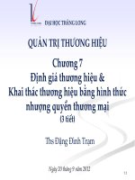 Quản trị thương hiệu