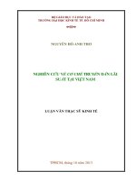 NGHIÊN CỨU VỀ CƠ CHẾ TRUYỀN DẪN LÃI SUẤT TẠI VIỆT NAM.PDF