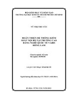 HOÀN THIỆN HỆ THỐNG KIỂM SOÁT NỘI BỘ TẠI TRƯỜNG CAO ĐẲNG NGHỀ QUỐC TẾ VABIS HỒNG LAM.PDF