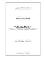 GIẢI PHÁP PHÁT TRIỂN DỊCH VỤ INTERNET BANKING TẠI NGÂN HÀNG TMCP XUẤT NHẬP KHẨU VIỆT NAM.PDF