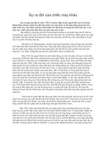 Sự ra đời của chiếc máy khâu