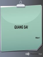 bài thuyết trình quang sai