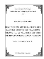 PHÂN TÍCH CÁC YẾU TỐ TÁC ĐỘNG ĐẾN CẤU TRÚC VỐN CỦA CÁC NGÂN HÀNG THƯƠNG MẠI CỔ PHẦN NIÊM YẾT TRÊN THỊ TRƯỜNG CHỨNG KHOÁN VIỆT NAM.PDF