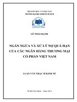 NGĂN NGỪA VÀ XỬ LÝ NỢ QUÁ HẠN CỦA CÁC NGÂN HÀNG THƯƠNG MẠI CỔ PHẦN VIỆT NAM.PDF