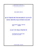 QUẢN TRỊ RỦI RO THANH KHOẢN TẠI NGÂN HÀNG THƯƠNG MẠI CỔ PHẦN SÀI GÒN.PDF