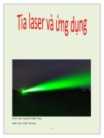 tia laser và ứng dụng
