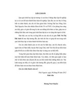 Thực trạng và một số giải pháp nhằm xoá đói giảm nghèo cho người dân tại xã nậm khắt, huyện mù cang chải, tỉnh yên bái