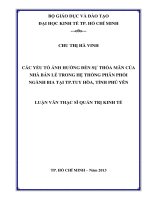 CÁC YẾU TỐ ẢNH HƯỞNG ĐẾN SỰ THỎA MÃN CỦA NHÀ BÁN LẺ TRONG HỆ THỐNG PHÂN PHỐI NGÀNH BIA TẠI TP. TUY HÒA, TỈNH PHÚ YÊN.PDF