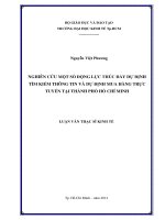 NGHIÊN CỨU MỘT SỐ ĐỘNG LỰC THÚC ĐẨY DỰ ĐỊNH TÌM KIẾM THÔNG TIN VÀ DỰ ĐỊNH MUA HÀNG TRỰC TUYẾN TẠI THÀNH PHỐ HỒ CHÍ MINH.PDF