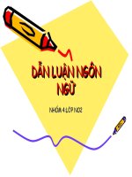 NGỮ PHÁP VÀ NGỮ PHÁP HỌC(SO SÁNH VỚI NGỮ ÂM VÀ NGỮ ÂM HỌC)