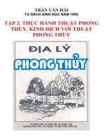 Địa lý phong thủy Tập 2 Thực hành thuật phong thủy