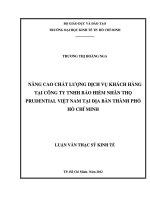 NÂNG CAO CHẤT LƯỢNG DỊCH VỤ KHÁCH HÀNG TẠI CÔNG TY TNHH BẢO HIỂM NHÂN THỌ PRUDENTIAL VIỆT NAM TẠI ĐỊA BÀN THÀNH PHỐ HỒ CHÍ MINH.PDF