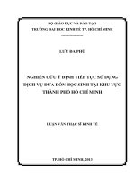NGHIÊN CỨU Ý ĐỊNH TIẾP TỤC SỬ DỤNG DỊCH VỤ ĐƯA ĐÓN HỌC SINH TẠI KHU VỰC THÀNH PHỐ HỒ CHÍ MINH.PDF