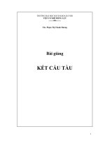 Bài giảng Kết cấu tàu