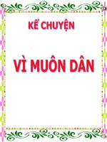 Kể chuyện 5 - Vì muôn dân