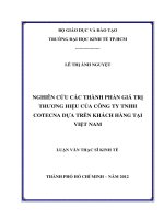 NGHIÊN CỨU CÁC THÀNH PHẦN GIÁ TRỊ THƯƠNG HIỆU CỦA CÔNG TY TNHH COTECNA DỰA TRÊN KHÁCH HÀNG TẠI VIỆT NAM.PDF