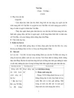 GIÁO ÁN VIỆT BẮC (TỐ HỮU)