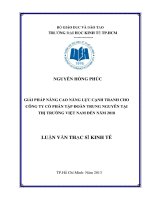 GIẢI PHÁP NÂNG CAO NĂNG LỰC CẠNH TRANH CHO CÔNG TY CỔ PHẦN TẬP ĐOÀN TRUNG NGUYÊN TẠI THỊ TRƯỜNG VIỆT NAM ĐẾN NĂM 2018.PDF