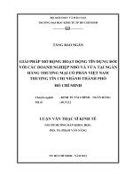 GIẢI PHÁP MỞ RỘNG HOẠT ĐỘNG TÍN DỤNG ĐỐI VỚI CÁC DOANH NGHIỆP NHỎ VÀ VỪA TẠI NGÂN HÀNG THƯƠNG MẠI CỔ PHẦN VIỆT NAM THƯƠNG TÍN CHI NHÁNH THÀNH PHỐ HỒ CHÍ MINH.PDF