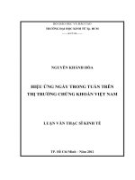 HIỆU ỨNG NGÀY TRONG TUẦN TRÊN THỊ TRƯỜNG CHỨNG KHOÁN VIỆT NAM.PDF