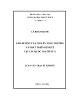 ẢNH HƯỞNG CỦA FDI LÊN TĂNG TRƯỞNG VÀ PHÁT TRIỂN KINH TẾ TẠI CÁC QUỐC GIA CHÂU Á.PDF