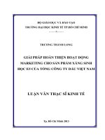 GIẢI PHÁP HOÀN THIỆN HOẠT ĐỘNG MARKETING CHO SẢN PHẨM XĂNG SINH HỌC E5 CỦA TỔNG CÔNG TY DẦU VIỆT NAM.PDF