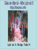 LỊCH SỬ LỚP - ôn tập tuần 11 hơn tám mươi năm chống thực dân pháp xâm lược và đô hộ