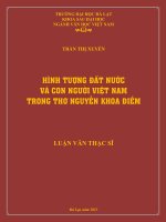 Hình tượng đất nước và con người trong thơ Nguyễn Khoa Điềm