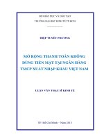 MỞ RỘNG THANH TOÁN KHÔNG DÙNG TIỀN MẶT TẠI NGÂN HÀNG TMCP XUẤT NHẬP KHẨU VIỆT NAM.PDF