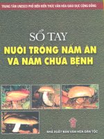 Sổ tay nuôi trồng nấm ăn và nấm chữa bệnh