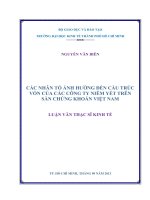 Giải pháp nâng cao hiệu quả huy động vốn tiền gửi tại Ngân hàng thương mại cổ phần Đông Á