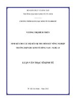 SINH KẾ CHO CÁC HỘ DÂN BỊ THU HỒI ĐẤT NÔNG NGHIỆP TRƯỜNG HỢP KHU KINH TẾ ĐỒNG NAI - NGHỆ AN.PDF