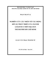 NGHIÊN CỨU CÁC NHÂN TỐ TÁC ĐỘNG ĐẾN SỰ PHÁT TRIỂN CỦA NGÀNH LOGISTICS TRÊN ĐỊA BÀN THÀNH PHỐ HỒ CHÍ MINH.PDF