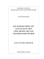 ĐẨY MẠNH HUY ĐỘNG VỐN TẠI NGÂN HÀNG TMCP CÔNG THƯƠNG VIỆT NAM CHI NHÁNH TPHCM.PDF