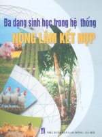Đa dạng sinh học trong hệ thống nông lâm kết hợp