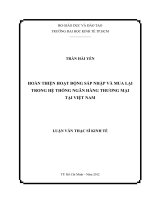 HOÀN THIỆN HOẠT ĐỘNG SÁP NHẬP VÀ MUA LẠI TRONG HỆ THỐNG NGÂN HÀNG THƯƠNG MẠI TẠI VIỆT NAM.PDF