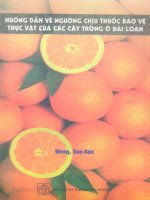 Hướng dẫn về ngưỡng chịu thuốc bảo vệ thực vật của các cây trồng ở Đài Loan