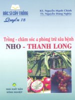 Bác sĩ cây trồng Quyển 18 Trồng - chăm sóc và phòng trừ sâu bệnh nho - thanh long